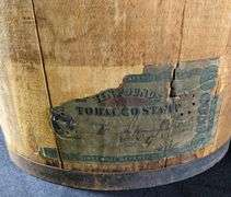 DEAD SHOT FINE CUT TOBACCO WELLMAN & DWIRE TOBACCO CO QUINCY ILLINOIS WOOD PAIL