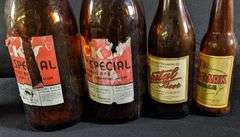 4 PAPER LABEL DICK'S BEER BOTTLES QUINCY ILLINOIS LINCOLN NEBRASKA