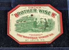 BEER BOTTLE LABELS LEMP SCHLITZ PEORIA OLD TAVERN OLD UNION ST LOUIS OLDE-ENGLISH REISCH HYDE PARK