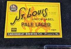 BEER BOTTLE LABELS LEMP SCHLITZ PEORIA OLD TAVERN OLD UNION ST LOUIS OLDE-ENGLISH REISCH HYDE PARK
