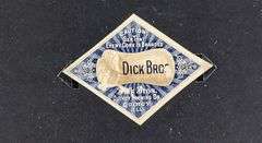 DICK BROTHERS QUINCY ILLINOIS BEER BOTTLE LABELS CORKS PILSENER STYLE EXTRACT MALT EXPORT LAGER