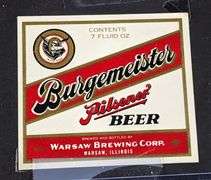 POPEL-GILLER WARSAW BREWING ILLINOIS BEER BOTTLE LABELS EXTRA PALE BILLIKEN CLUB OLD TAVERN BURGEMEI