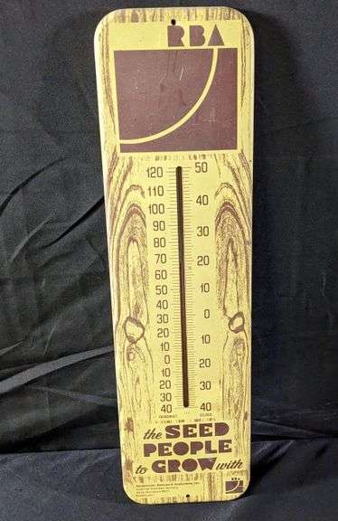 TIN THERMOMETER RBA THE SEED PEOPLE OLIVIA MINNESOTA