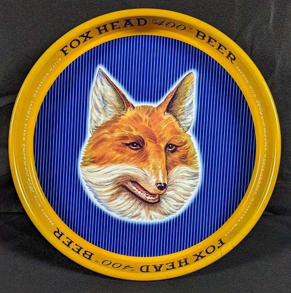 FOX HEAD "400" BEER TRAY WAUKESHA WISCONSIN