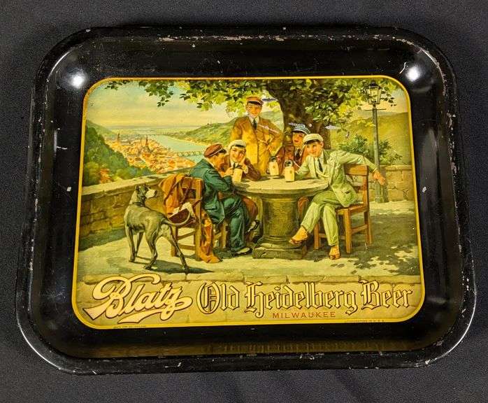 BLATZ OLD HEIDELBERG BEER TRAY MILWAUKEE WISCONSIN