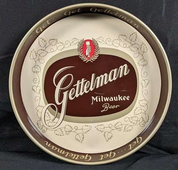 T GET GETTELMAN BEER TRAY MILWAUKEE WISCONSIN