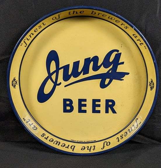JUNG "FINEST OF THE BREWERS ART" BEER TRAY MILWAUKEE WISCONSIN