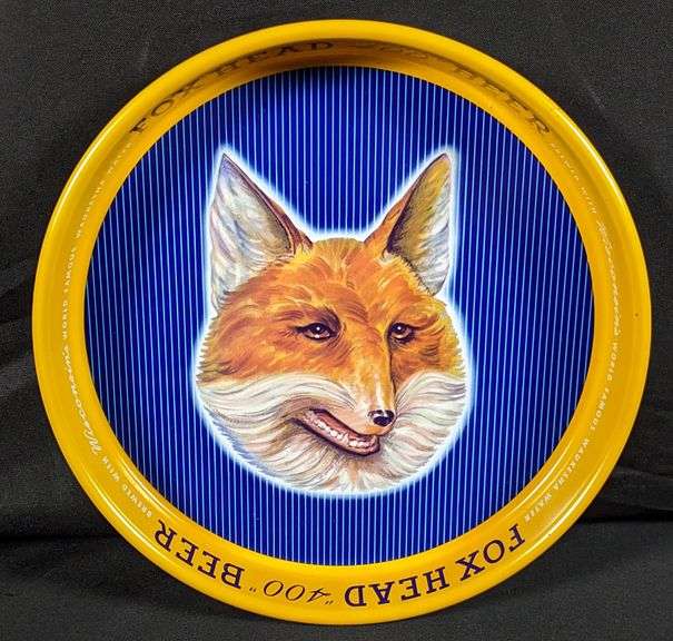FOX HEAD 400 BEER TRAY WAUKESHA WISCONSIN