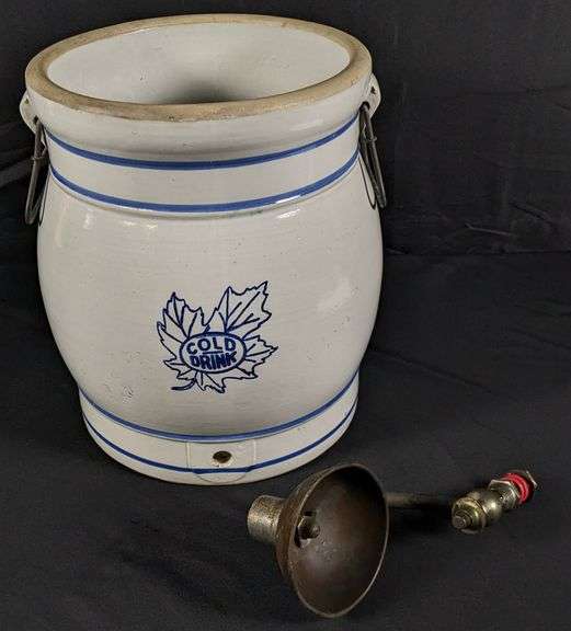 5 GAL WESTERN STONEWARE COLD DRINK WATER COOLER