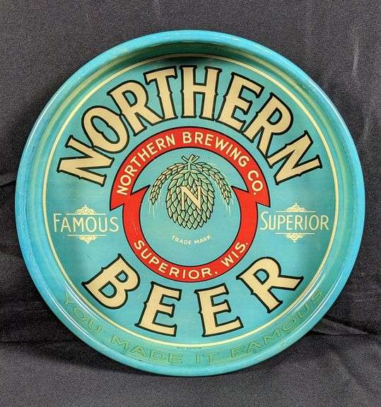 NORTHERN BREWING CO BEER TRAY SUPERIOR WISCONSIN