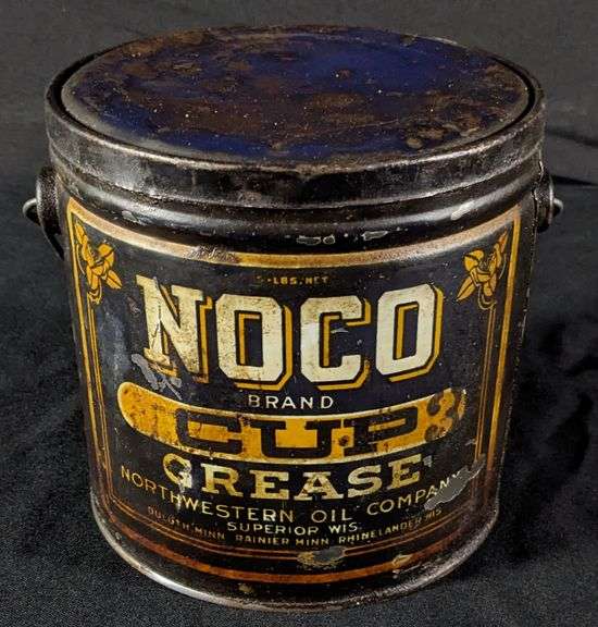 5# CAN NOCO CUP GREASE NORTHWESTERN OIL CO SUPERIOR & RHINELANDER ...