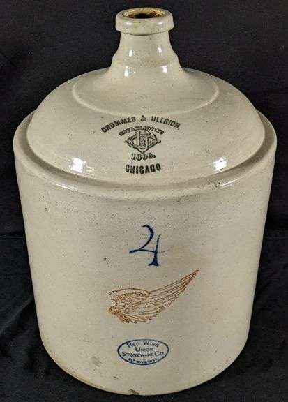 NOV 14TH 2026 RED WING STONEWARE AUCTION "LIVE IN PERSON" "OR BID ONLINE"