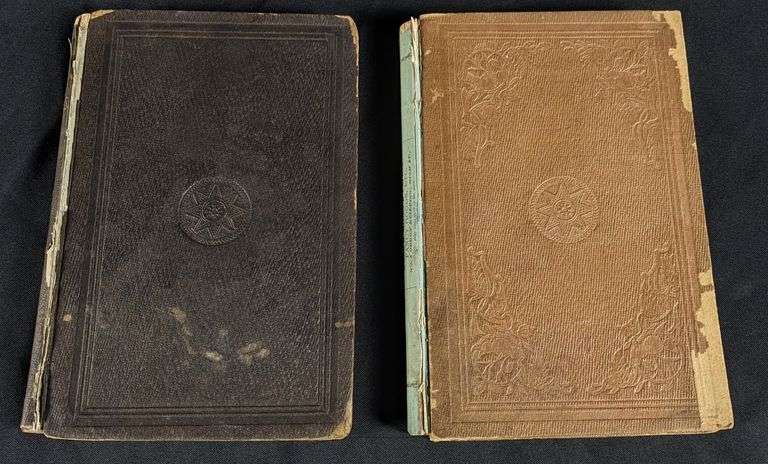 TWO 1860 1ST EDITION BOOKS POLITICAL DEBATES BETWEEN LINCOLN AND DOUGLAS