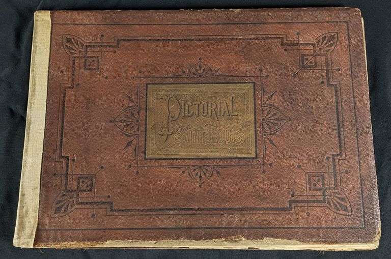 INCREDIBLE HISTORICAL BOOK 1876 PICTORIAL SAINT LOUIS A TOPOGRAPHICAL SURVEY CAMILLE N DRY COMPTON & CO ST LOUIS MISSOURI