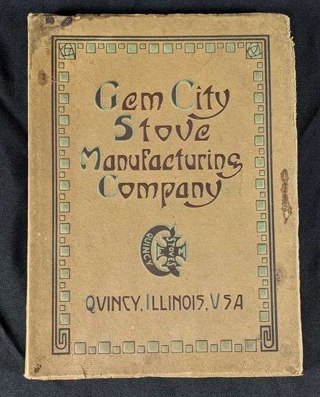 1915 NO 29 GEM CITY STOVE MANUFACTURING COMPANY QUINCY ILLINOIS CATALOG BOOK