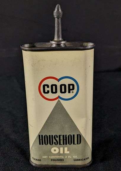 3 OZ LEAD TOP HOUSEHOLD HANDY OIL OILER CAN COOP CO-OP KANSAS CITY ...