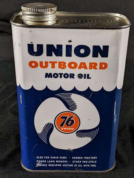 FULL QUART OIL CAN UNION 76 OUTBOARD