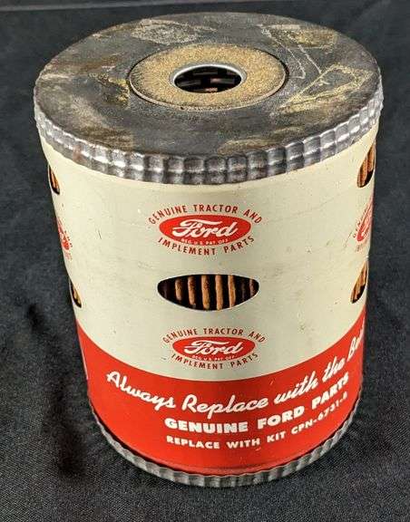 GENUINE FORD TRACTOR PARTS TIN OIL FILTER CARTRIDGE