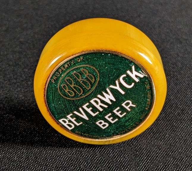 BAKELITE TAP KNOB HANDLE BBBB BEVERWYCK BEER