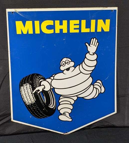 TIN SIGN MICHELIN TIRES BIBENDUM (2 SIDED)