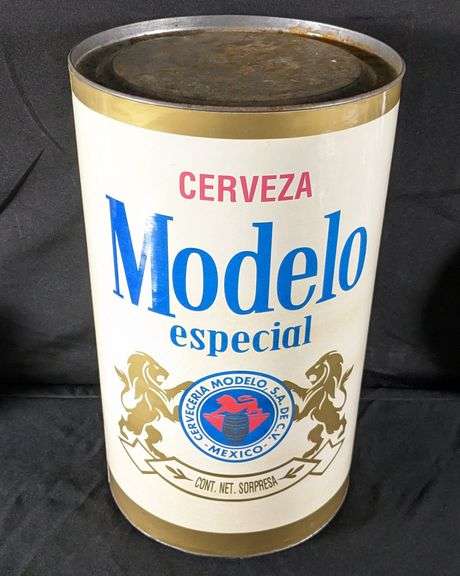 15 1/2" TALL STORE DISPLAY CERVEZA MODELO ESPECIAL BEER CAN