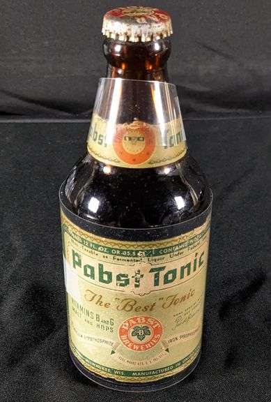 PROHIBITION ERA PAPER LABEL BOTTLE PABST TONIC MILWAUKEE WISCONSIN