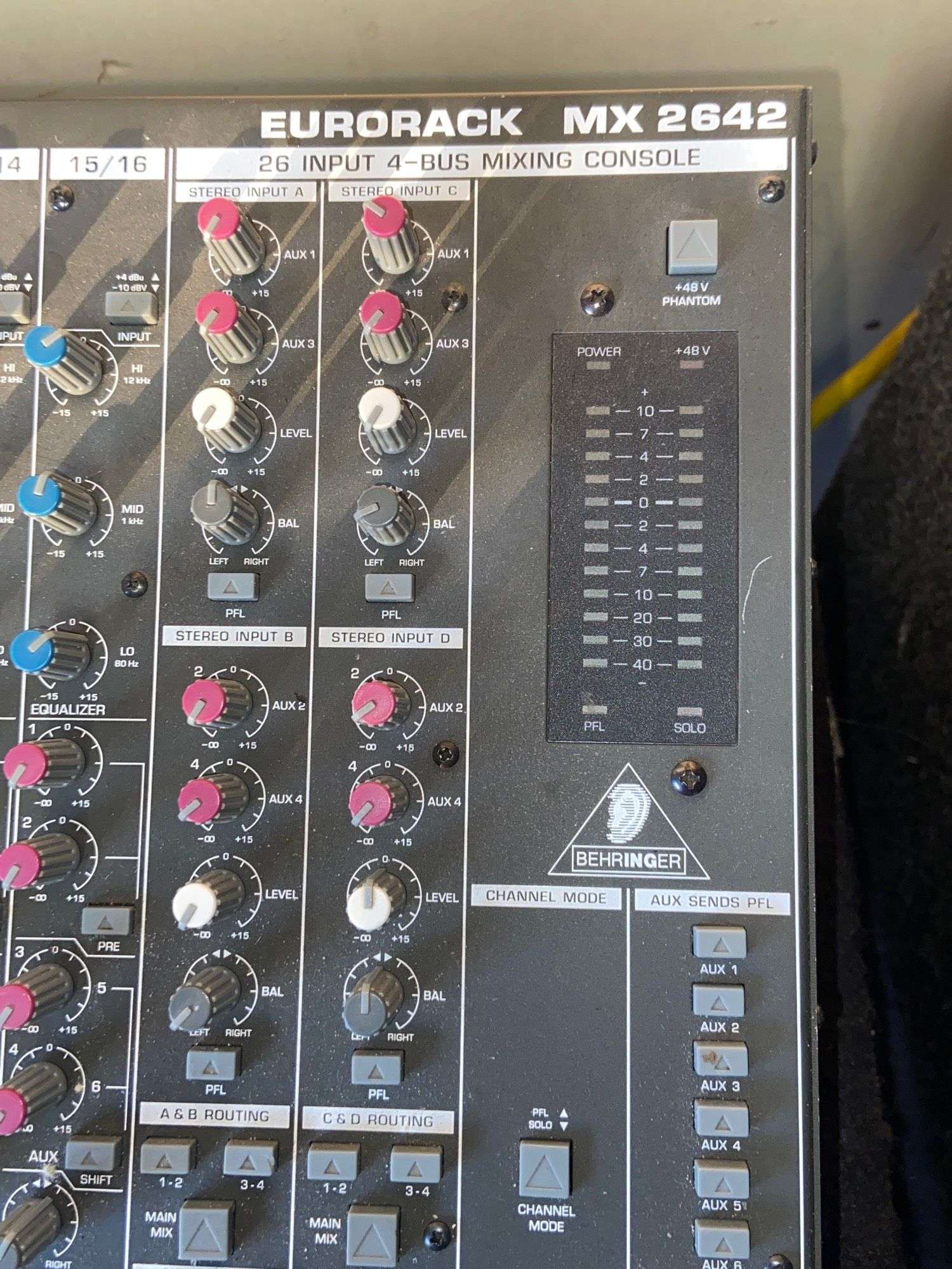 Behringer Eurorack MC 2642 - McLaughlin Auctioneers, LLC- mc-bid.com