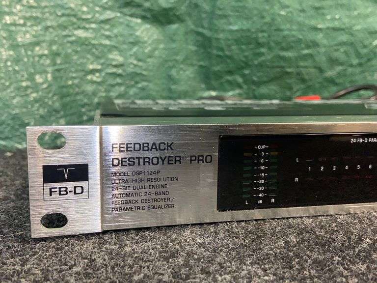 BEHRINGER FEEDBACK DESTROYER 「DSP 1100P」 Behringer DSP 1100P Feedback Destroyer Pro Rack Unit | eBay