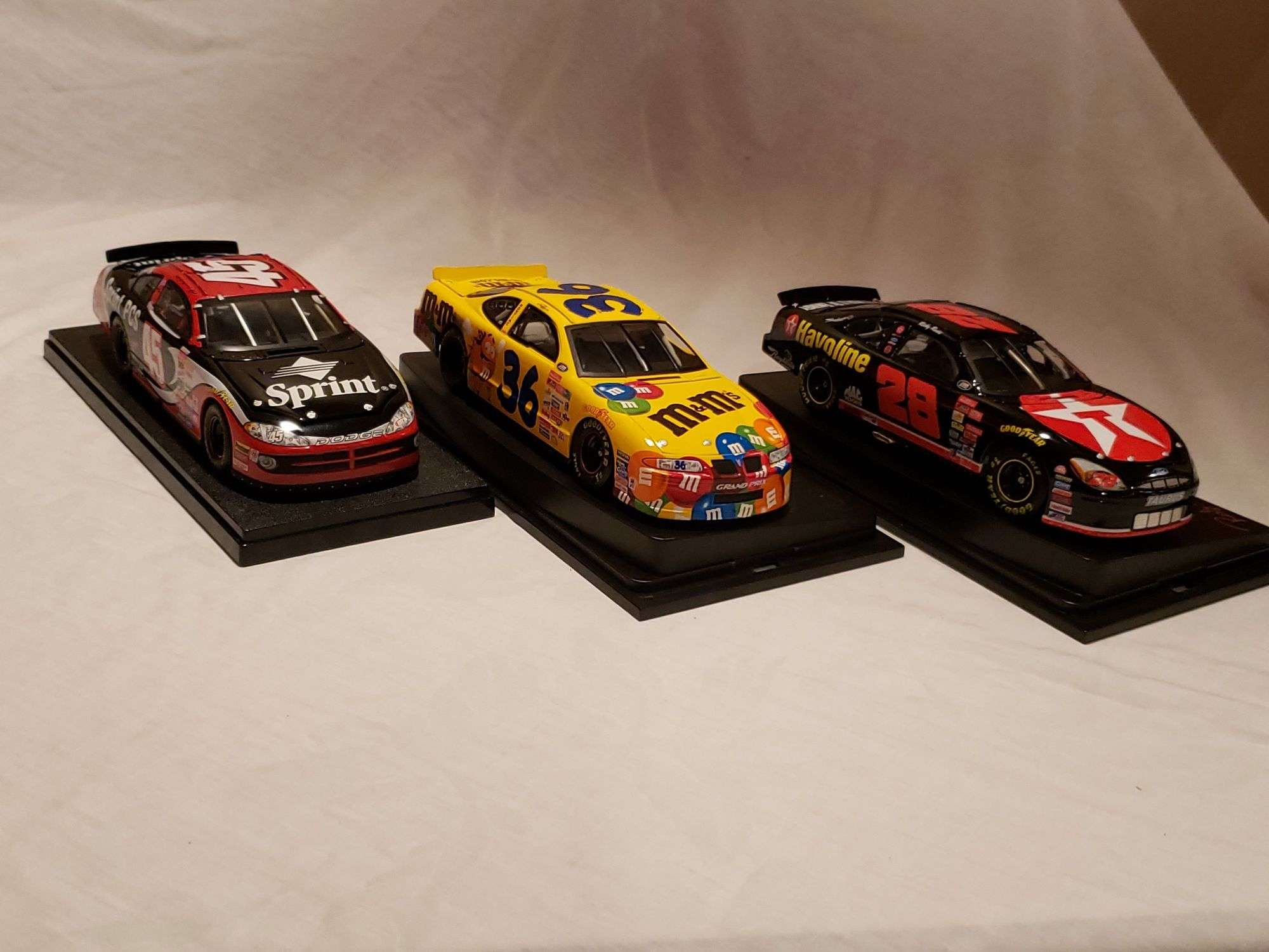 3) 1:24 Scale Stock Cars: #45 TEAM CALIBER OWNERS BANK Kyle