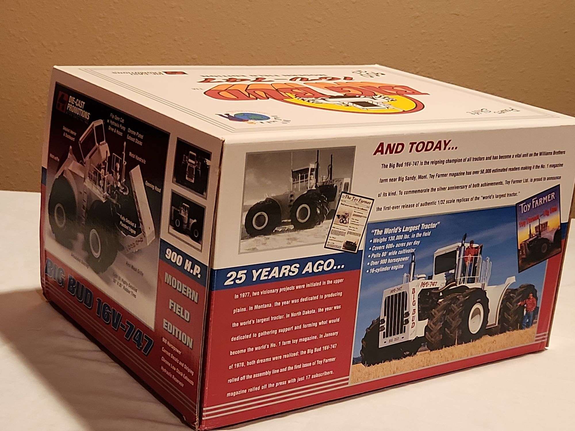 1:32 TOY FARMER 25 Years 1978-2003 Die Cast Promotions Big Bud 747