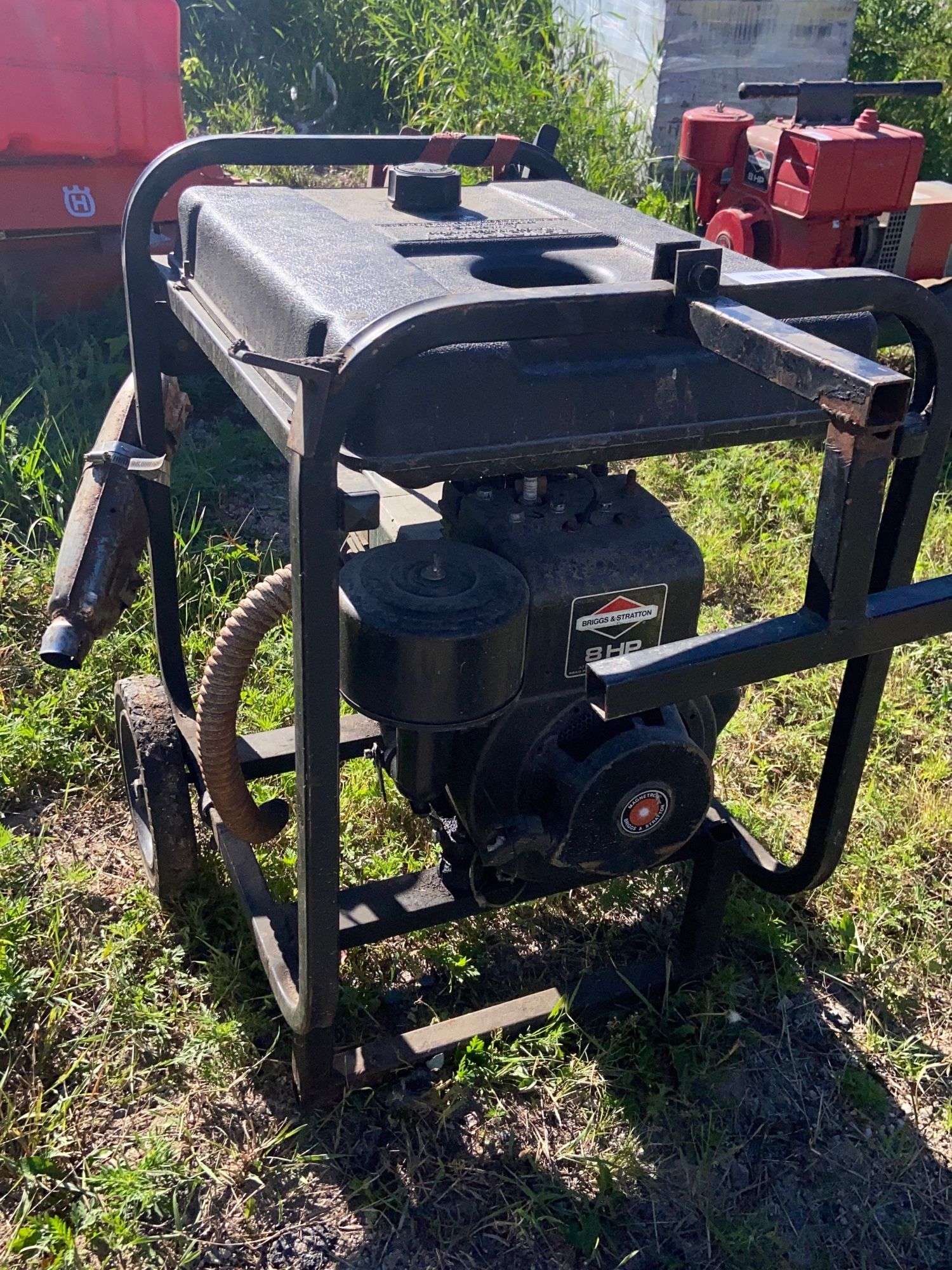 Did you wish you had a generator this week? Well here's your sign. 1997 Coleman  Powermate 5000 Watt 6250 Watt surge. Produces 120volt and 240volt 10 hp  motor. 5 gallon gas tank., image size:1500x2000