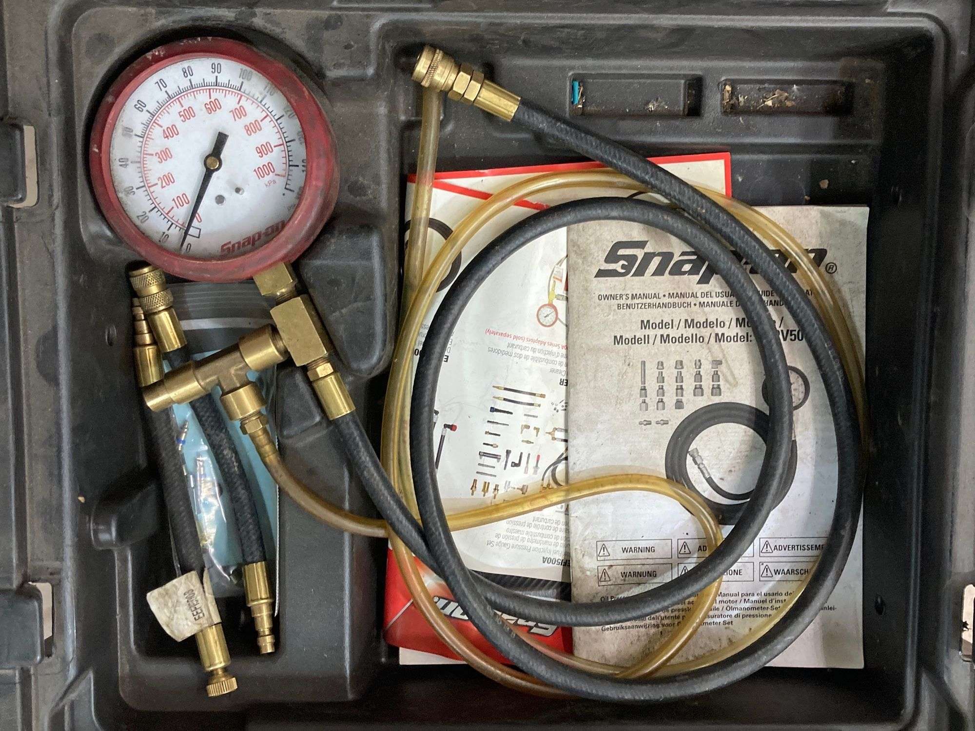SNAP-ON TOOLS MT337A FUEL INJECTION PRESSURE GAUGE