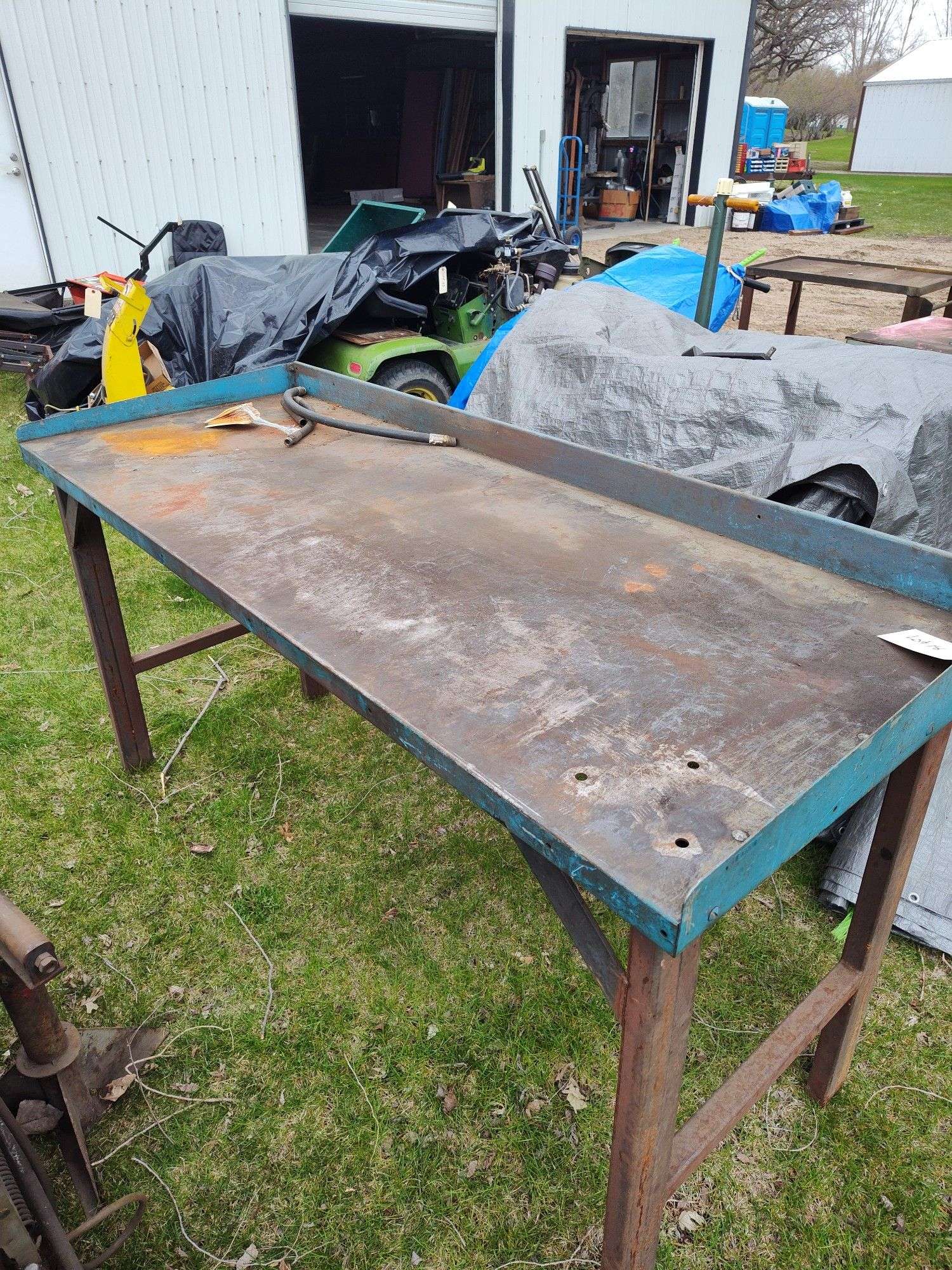 Metal Work Bench - McLaughlin Auctioneers, LLC- mc-bid.com