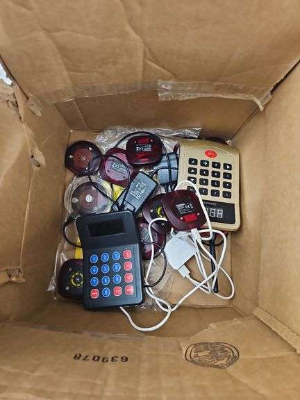 Telephone system, menu holders, order number call system