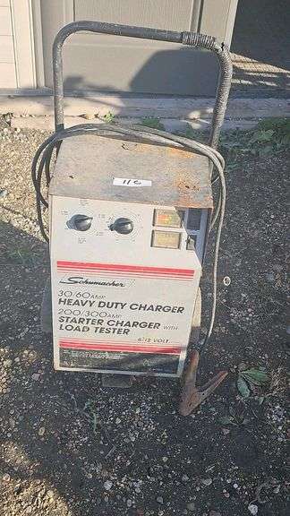Schumacher SE-8050 Heavy Duty Charger 30/60 Amp, 6/12 Volt, Load Tester