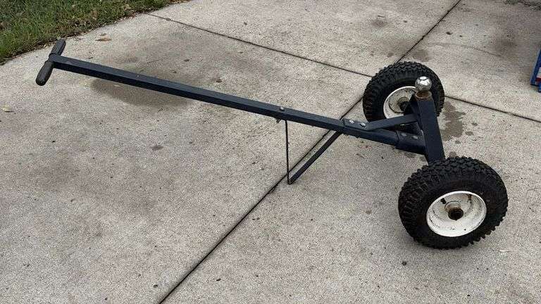 Boat Trailer Dolly with Pneumatic Tires, T-Handle, 2" Hitch Ball