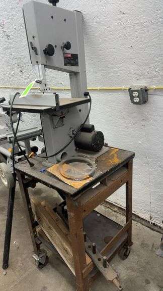 Craftsman 10-Inch Band Saw on stand, Model 124.21400, 1/3 HP Motor, Serial 041300010