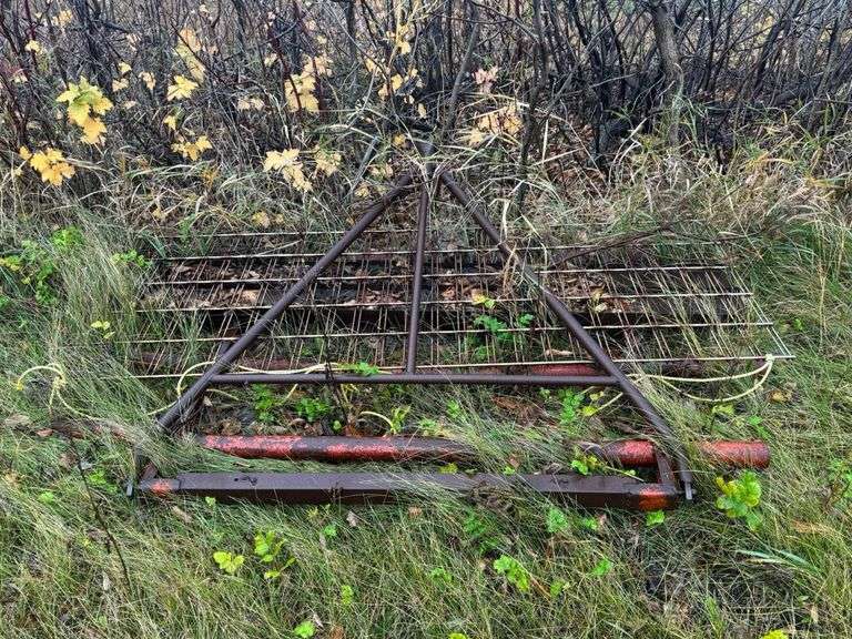 Chain Harrow with Metal Frame, Approx. 6.5ft Width