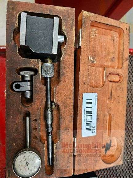 Starrett Dial Bore Gauge Set, Wooden Case, Dial Indicator Included