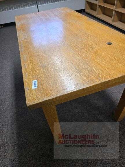 Wooden Table - McLaughlin Auctioneers, LLC- mc-bid.com