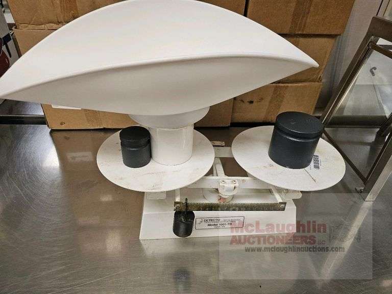Detecto 1001-TB Mechanical Balance Scale, 16 lb Capacity, Steel Construction