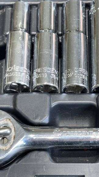 Crescent Chrome 20-Piece Socket Wrench Set with Case