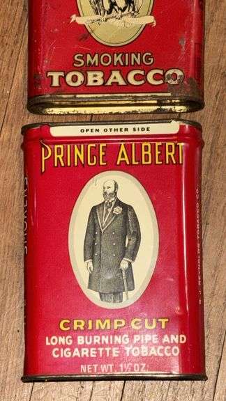 Vintage Velvet, Prince Albert and Union Leader Tins
