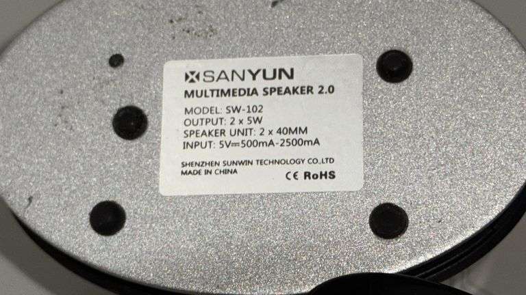 Sanyun SW-102 Multimedia Speakers, Small Rack and more