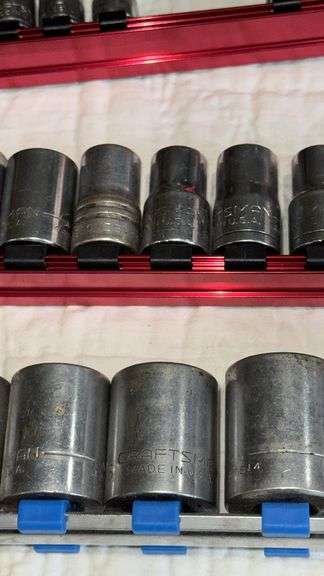 Craftsman Socket Set, 1/2" & 3/8" Drive, Made in USA