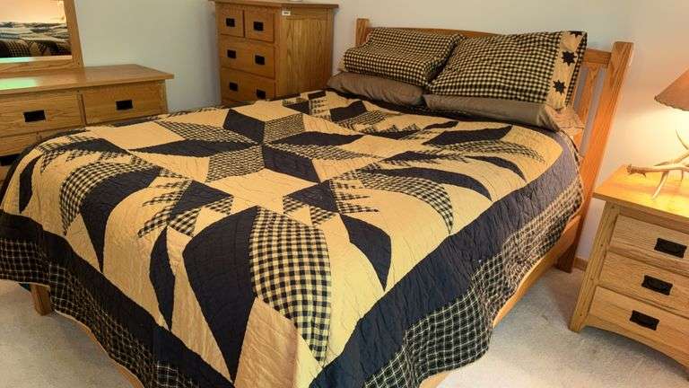 Queen Size Bed and Linen