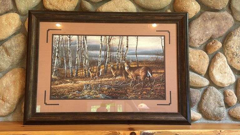 Terry Redlin Print "Birch Line"