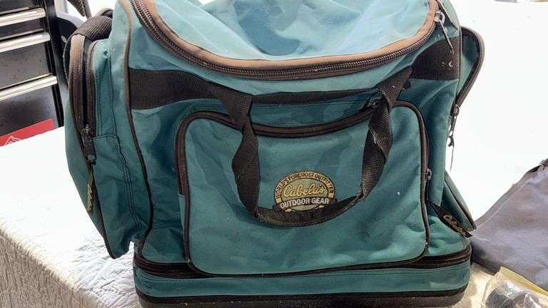 Cabela's Fitzgerald Fishing Gear Set with Bag, Landing Net, Floats, and Line