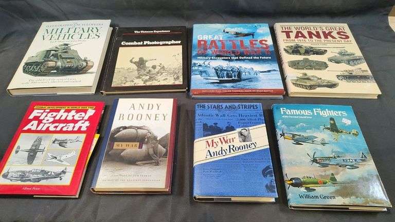 Military History Books Collection: Great Battles, Tanks, and Weapons of WWII