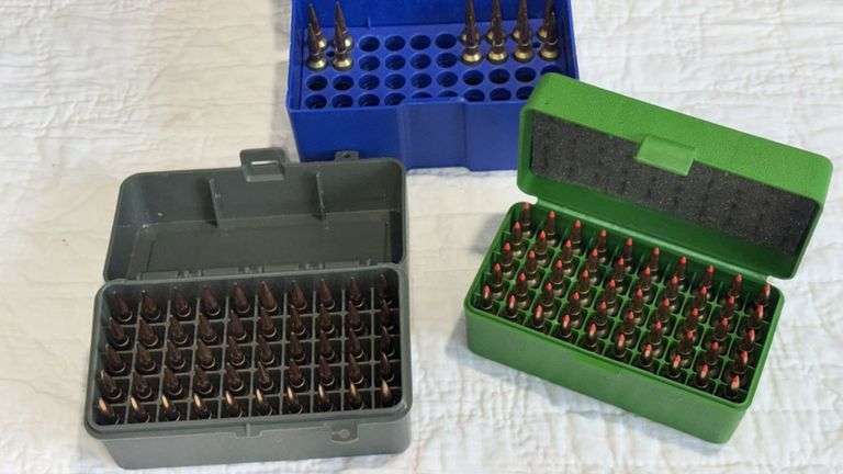 6mm BR Norma Rifle Ammunition, Approx. 150 Rounds, Brass Case
